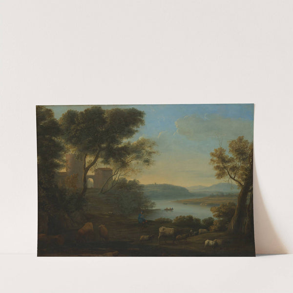 Pastoral Landscape; The Roman Campagna (ca. 1639) by Claude Lorrain