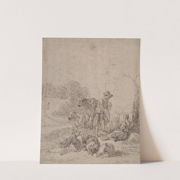 Pastoral Scene by Matthys van den Bergh