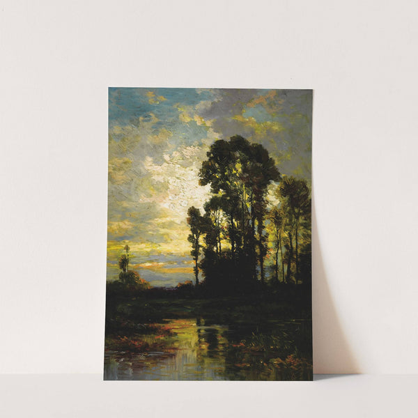 Pastoral Sunset by Carl Weber