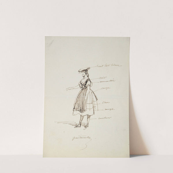 Pastourelle by Paul Gavarni