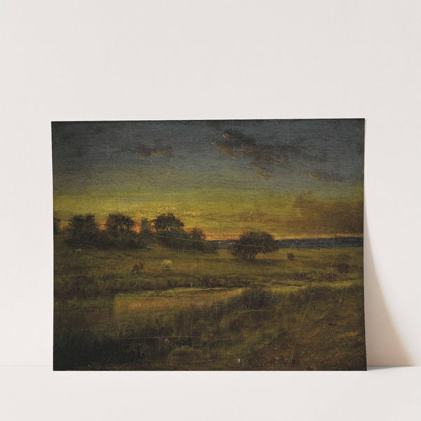 Pasture at Dawn by George Inness