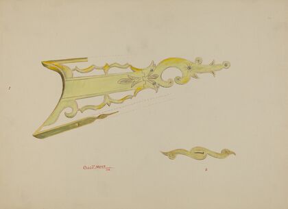 Patch Pocket, Butt Plate & Stock on Ky. Rifle