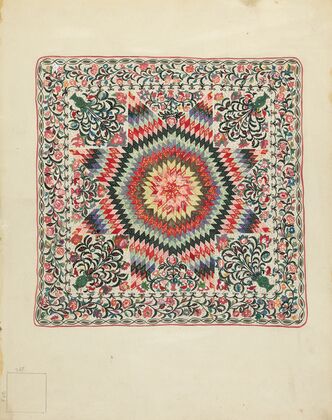Patchwork and Applique Quilt