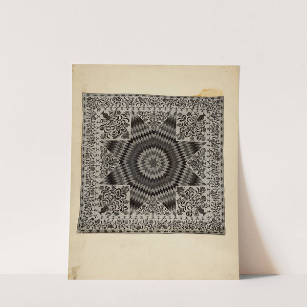 Patchwork and Applique Quilt by American 20th Century