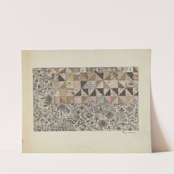 Patchwork Bedspread by Mary Berner