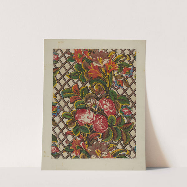 Patchwork Bedspread Material by Frances Lichten