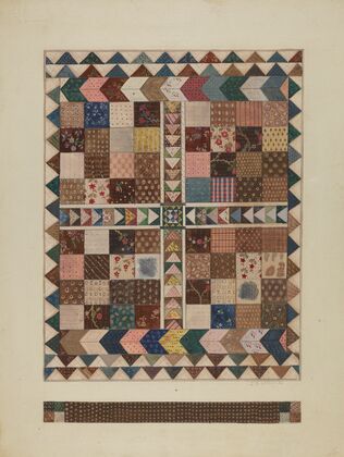 Patchwork Crib Quilt