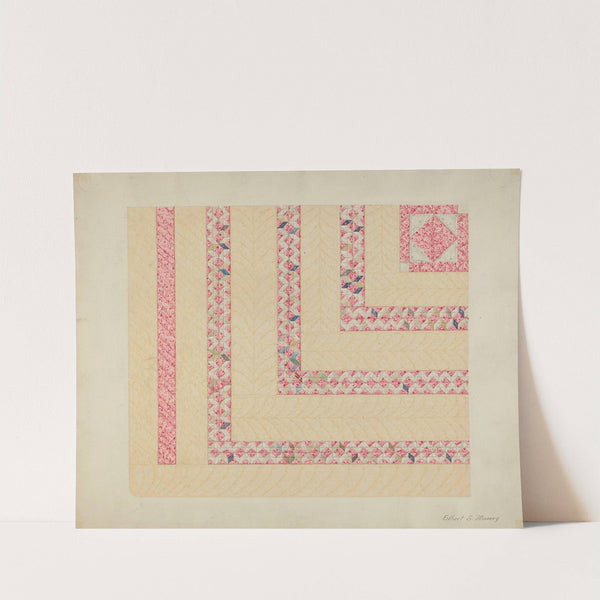 Patchwork or Pieced Quilt by Elbert S. Mowery