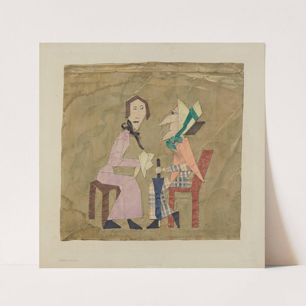 Patchwork Picture – Gossips by Carmel Wilson