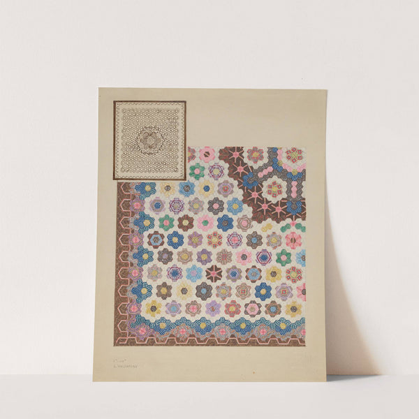 Patchwork Quilt by Elizabeth Valentine