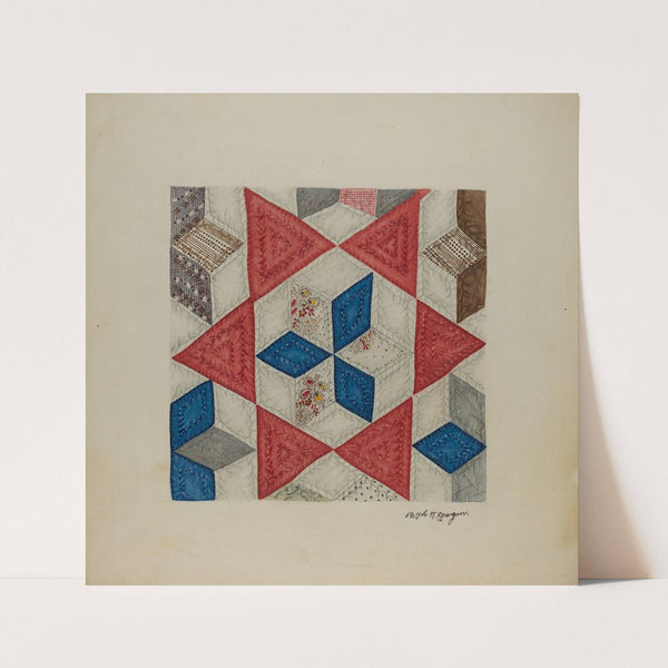 Patchwork Quilt by Ralph N. Morgan