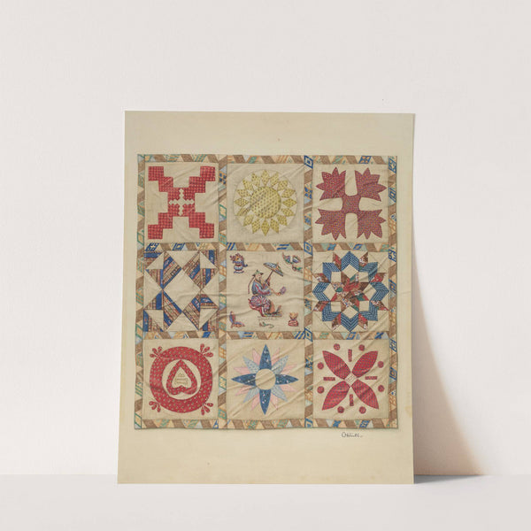 Patchwork Quilt by Charlotte Winter