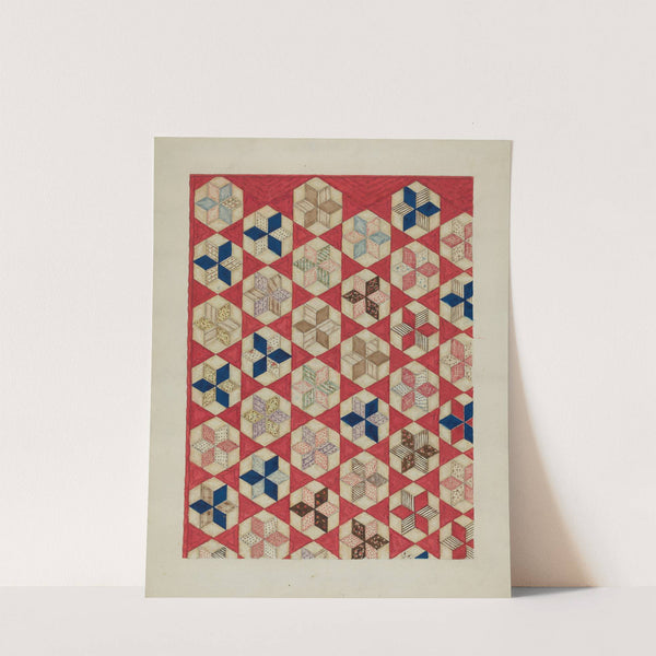 Patchwork Quilt - Evening Star by Lon Cronk