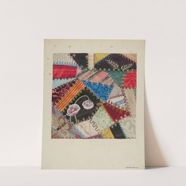 Patchwork Quilt (Section) by Edith Towner