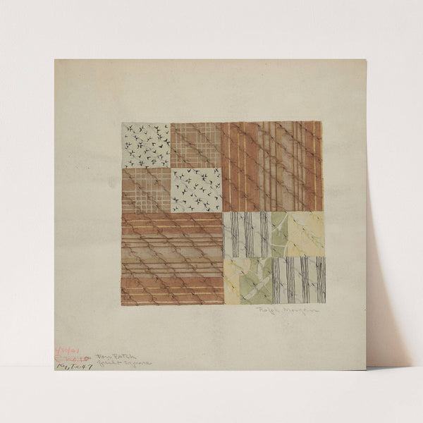Patchwork Quilt Squares (4) by Ralph N. Morgan