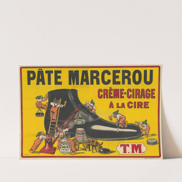Pâte Marcerou. Crème-cirage à la cire. TM. (1911) by Georges Meunier