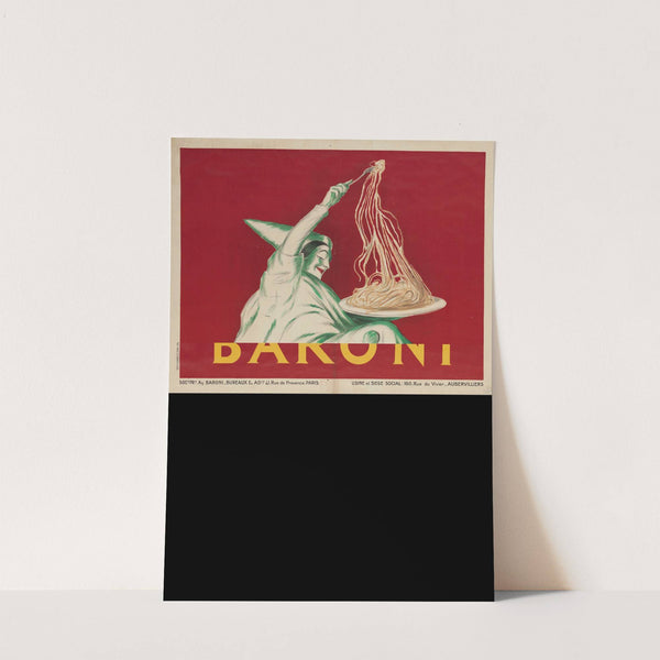 Pâtes Baroni (1921) by Leonetto Cappiello