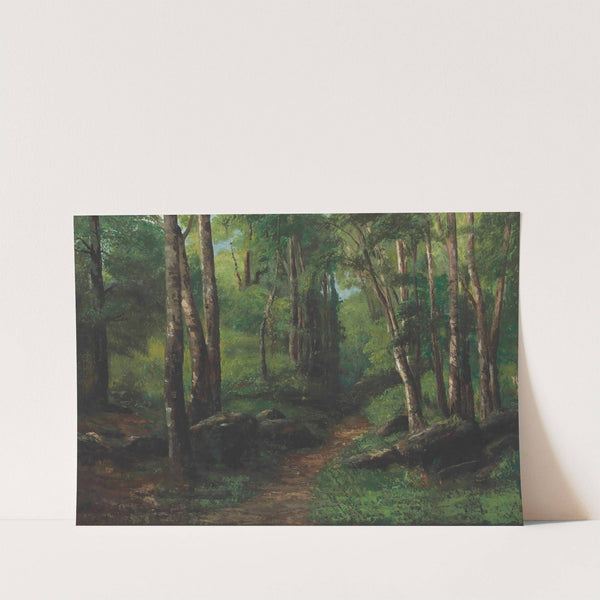 Path Through The Forest (circa 1860) by Gustave Courbet