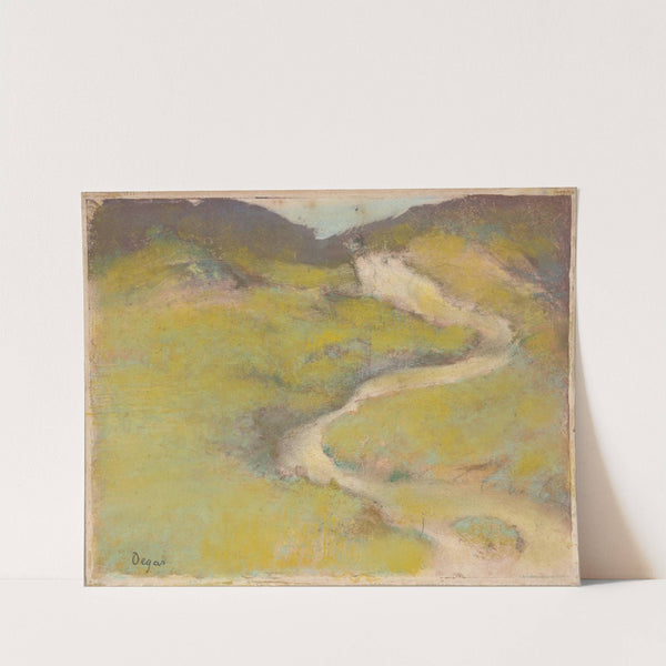 Pathway in a Field (1890) by Edgar Degas