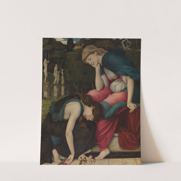 Patience on a monument smiling at Grief by John Roddam Spencer Stanhope