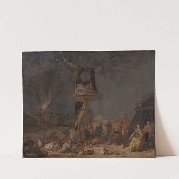 Patientia (Allegory of Patience) (1660–1670) by Cornelis Saftleven