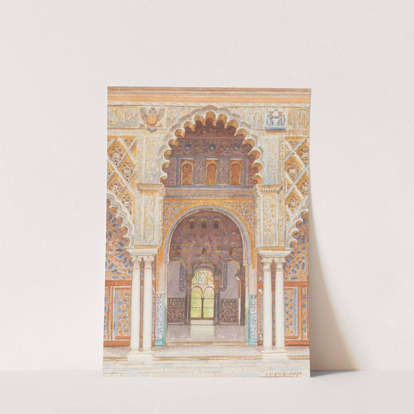 Patio In The Alcázar Of Seville by Fernando Liger-Hidalgo