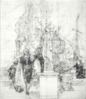 Patron of the Fine Arts and Founder of the Museum King Gustav III of Sweden Recieving Antique Pieces of Art