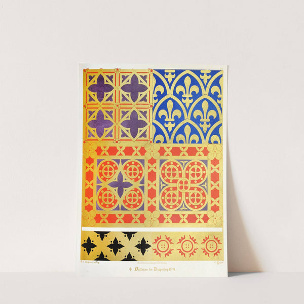 Patterns for Diapering 4 by Augustus Pugin