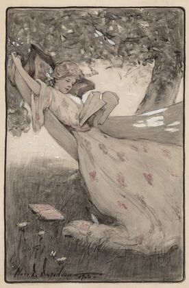 Patty Sits in the Hammock (1908)