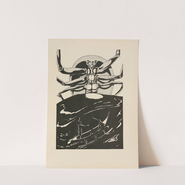 Pau Amina the Crab rising out of the sea by Rudyard Kipling