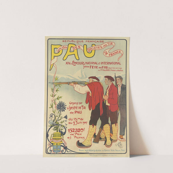 Pau – XIVème concours national et international, 7ème fête de tir du 15 mai au 4 juin 1907 (1907) by Ernest Gabard