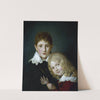 Paul (1804-1880) et Alfred (1810-1857) de Musset enfants by Fortuné Dufau