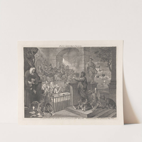 Paul before Felix by William Hogarth
