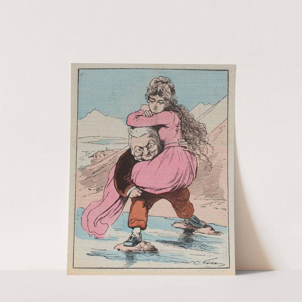 Paul et Virginie (1875) by André Gill