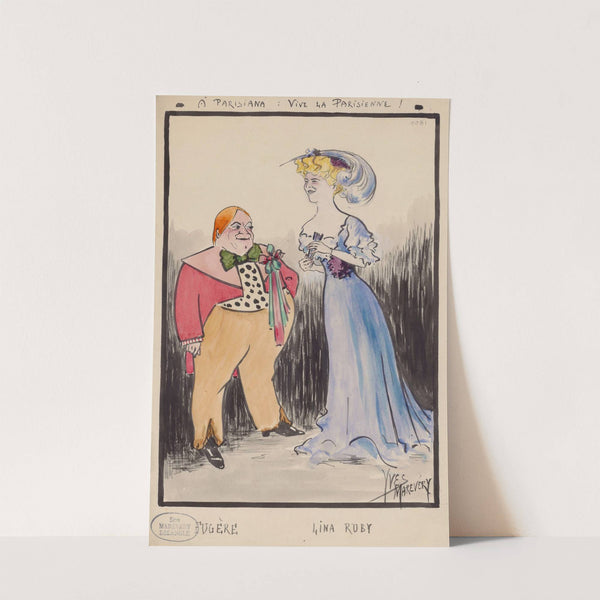 Paul Fugère et Lina Ruby dans ‘Vive la Parisienne’ de Maurice Froyez (1907) by Yves Marevéry