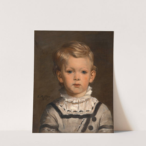 Paul Klob, später Oberst, im Alter von drei Jahren by Anton Müller