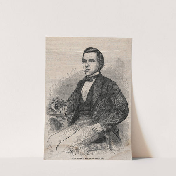 Paul Morphy, The Chess Champion (1859) by Winslow Homer