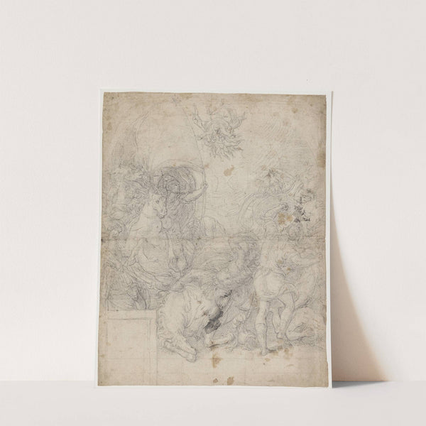 Paulus' omvendelse udenfor Damaskus by Antonio Campi