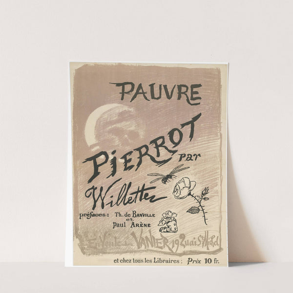 Pauvre Pierrot par Willette (1885 - 1887) by Adolphe Léon Willette