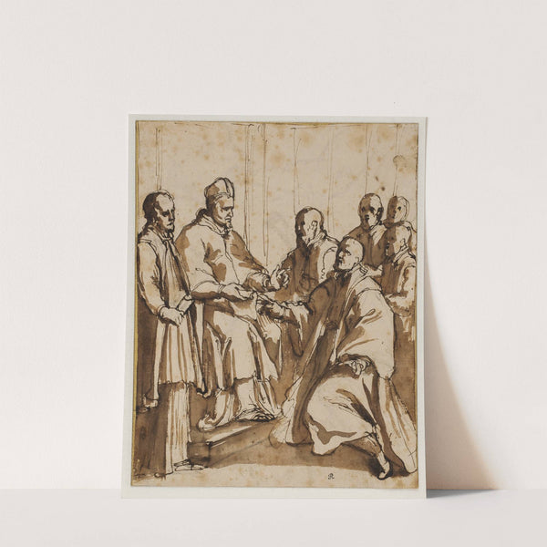 Pave Paul V udsteder bullen Universi agri dominici af 1612 by Giovanni Battista Ricci