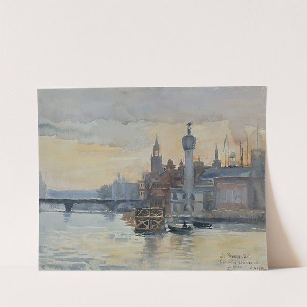 Pavillons en bord de Seine, à l'exposition de 1900 by Laure Brouardel