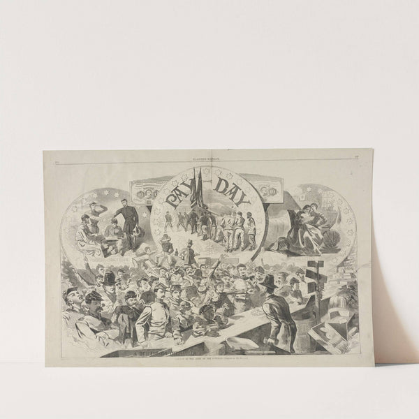 Pay Day in the Army of the Potomac (1863) by Winslow Homer