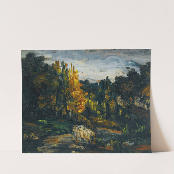 Paysage (1866) by Paul Cézanne
