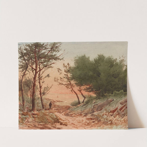 Paysage by Henri Laurent Mouren