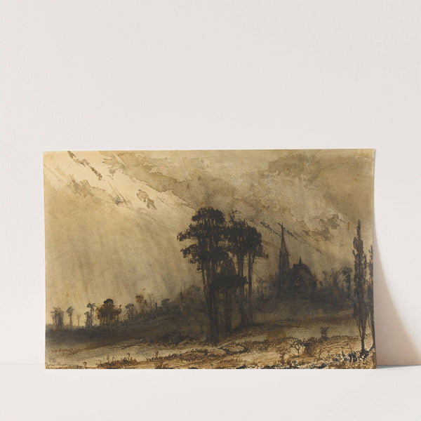 Paysage (1847) by Victor Hugo