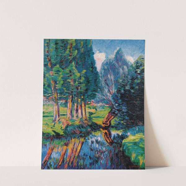 Paysage À Breuillet (1890) by Armand Guillaumin