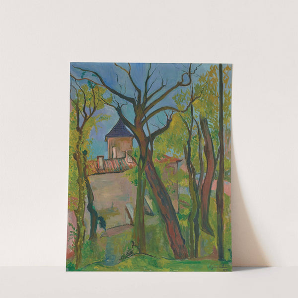 Paysage à Saint-Bernard (Ain) by Suzanne Valadon