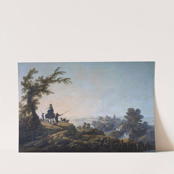 Paysage animé by Jean-Baptiste Pillement