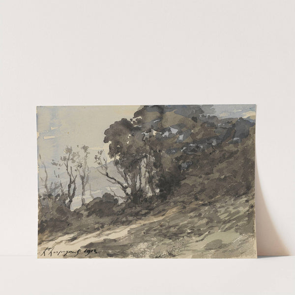 Paysage (arbustes) (1912) by Henri-Joseph Harpignies
