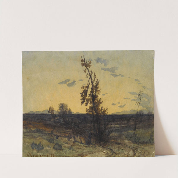 Paysage au crépuscule (1877) by Henri-Joseph Harpignies